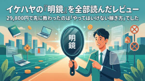 イケハヤの『明鏡』を全部読んだレビュー｜29,800円で先に教わったのは「やってはいけない稼ぎ方」でした