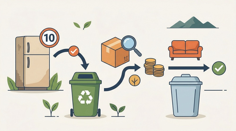 移住直前で泣かない！リアルな不用品処分スケジュール