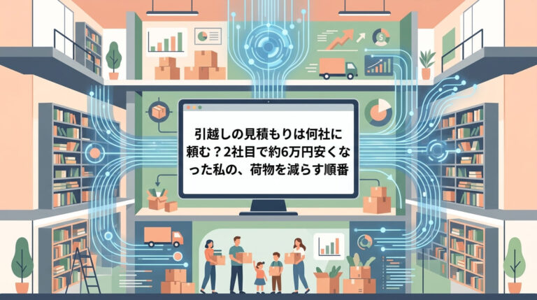 引越しの見積もりは何社に頼む？2社目で約6万円安くなった私の、荷物を減らす順番