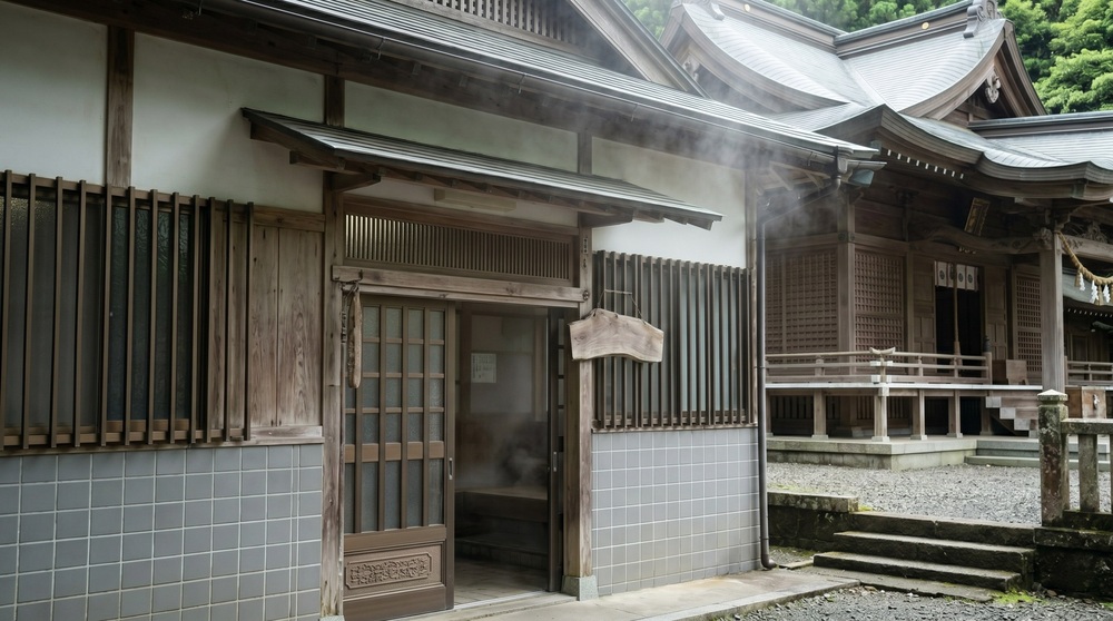 温泉宿の入口