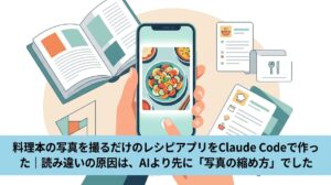料理本の写真を撮るだけのレシピアプリをClaude Codeで作った｜読み違いの原因は、AIより先に「写真の縮め方」でした
